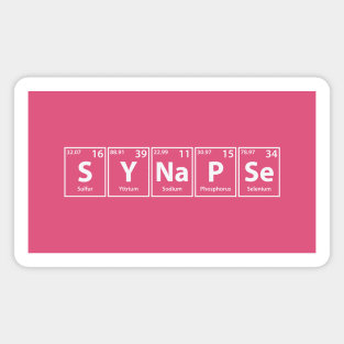 Synapse (S-Y-Na-P-Se) Periodic Elements Spelling Magnet